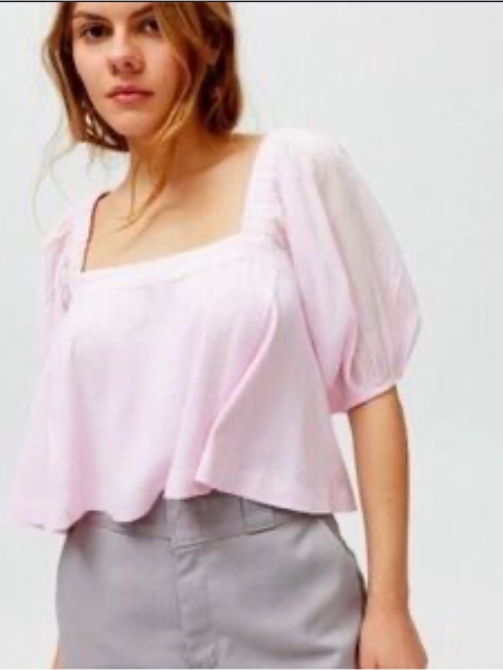 Urban Outfitters Pink Crop Top